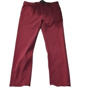 Roark Hwy 128 5 Pocket Maroon Straight Fit Jeans Size 36